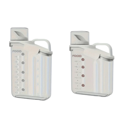 Moisture-Proof Pet Food Storage Bucket Airtight Freeze Dried Storage Container Kitchen Condiments Sealed Storage Tank Snacks