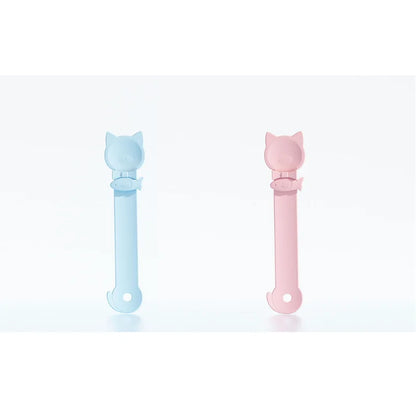 New cat food squeezer spoon for cat food; meat paste squeezer pet feeding spoon for cats supplies