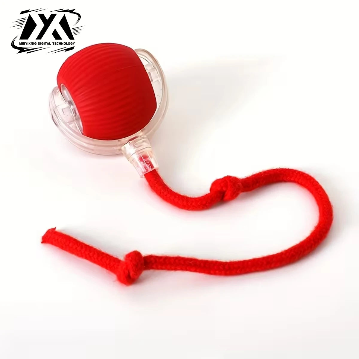 New Cat Interactive Ball Toy Automatic Rolling Ball Faux Tail Rechargeable Smart Pet Electric Toy Dog Cat Training Imitate Mouse
