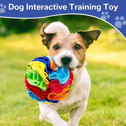 Interactive Snuffle Ball Pets Toy for Fun Foraging Play