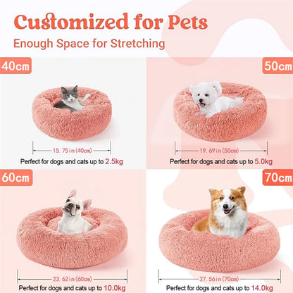 Soft Calming Pet Bed for Better Sleep