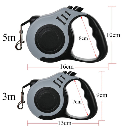 Smooth Control Retractable Dog Leash