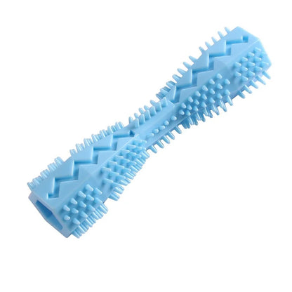 Dog Teething Toy Chew Stick Bite Resistant Fun Leak Proof Food Toy Pet Teether Cleaner Stick Cat and Dog Chewing Toys
