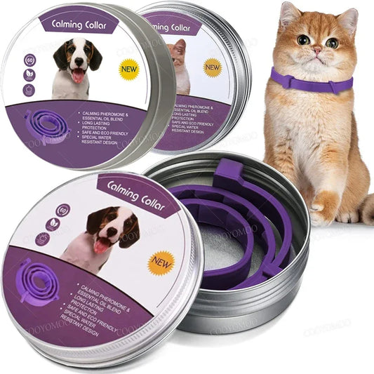 CalmPaws Anxiety Relief Collar for Dogs & Cats