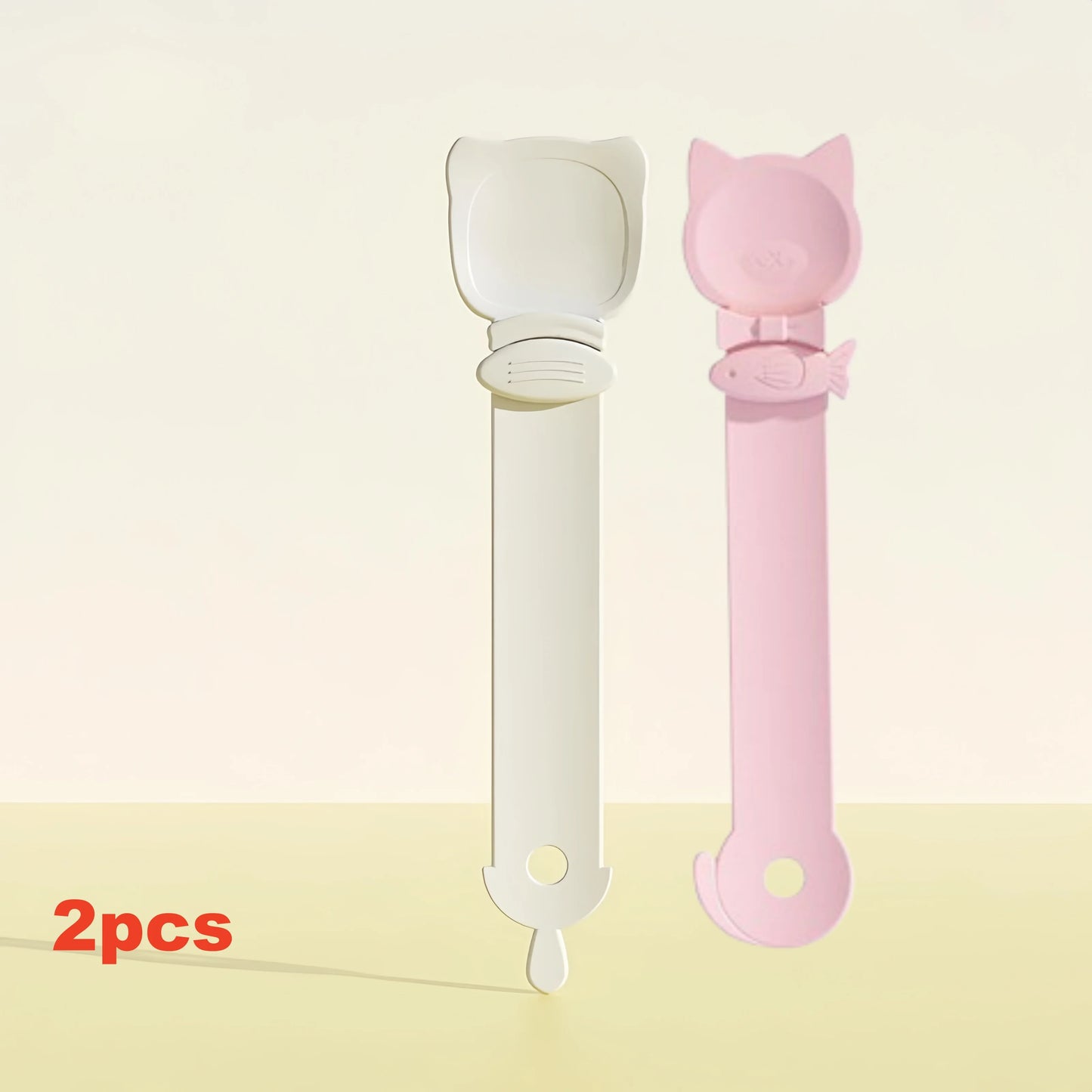 New cat food squeezer spoon for cat food; meat paste squeezer pet feeding spoon for cats supplies