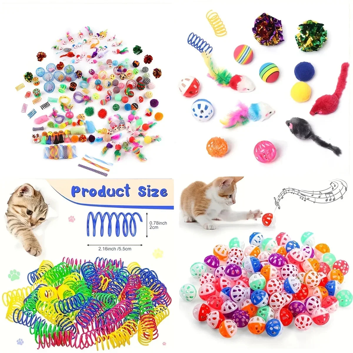 Multi Cat Toy Pack for Happy Playtime Adventures
