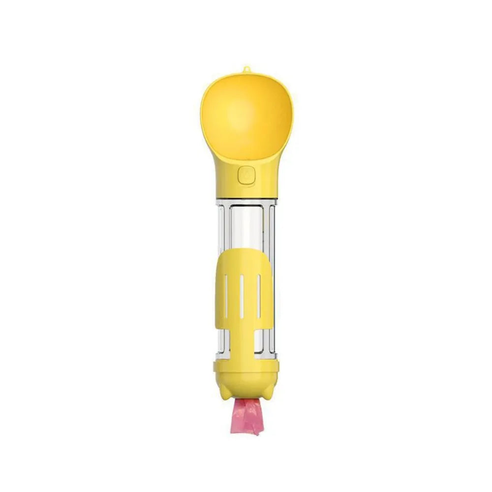 3-in-1 Portable Pet Water Bottle & Food Dispenser