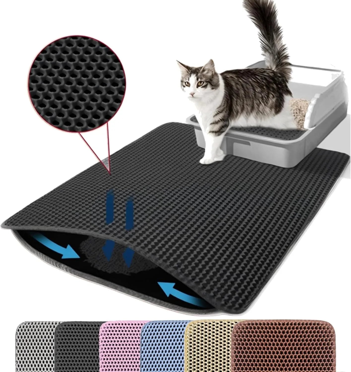 Keep Floors Clean Cat Litter Trap Mat