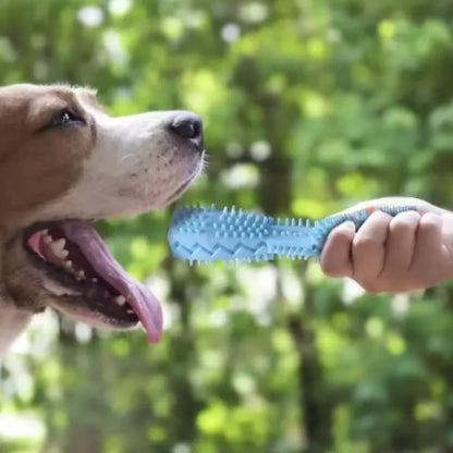 Dog Teething Toy Chew Stick Bite Resistant Fun Leak Proof Food Toy Pet Teether Cleaner Stick Cat and Dog Chewing Toys