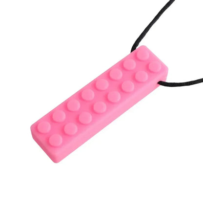Baby Silicone Teether Kids Chew Necklace Sensory Chewy Pendant Oral Motor Toys Therapy Tools for Autism ADHD chidren's goods