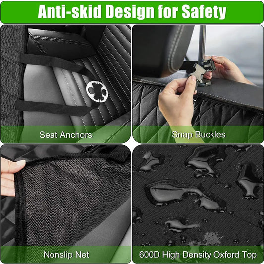 Waterproof Pet Car Seat Cover for Stress-Free Travel