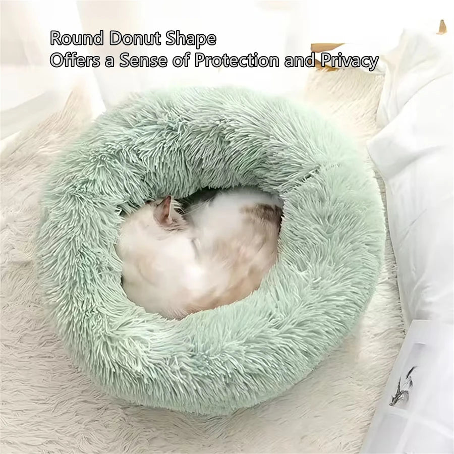 Soft Calming Pet Bed for Better Sleep