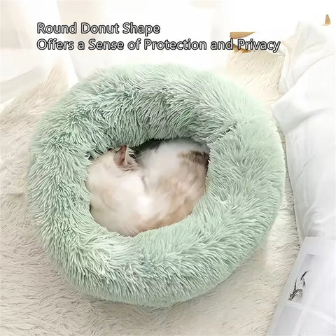 Soft Calming Pet Bed for Better Sleep