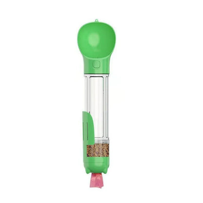 3-in-1 Portable Pet Water Bottle & Food Dispenser