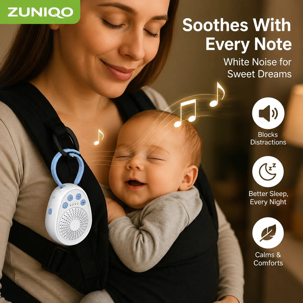 Baby Sleep Sound Machine for Peaceful Nights Anywhere