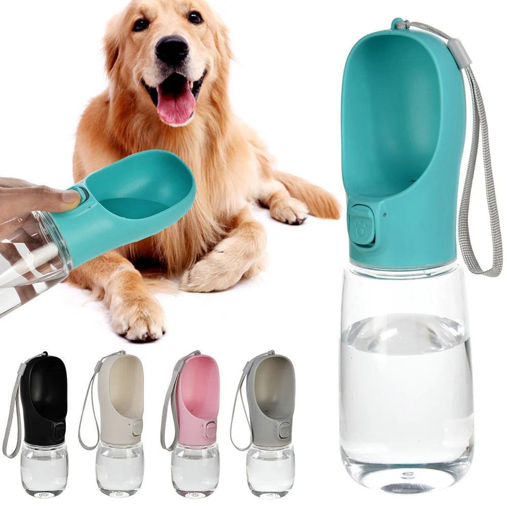 Leakproof Dog Water Bottle for Walks and Travel
