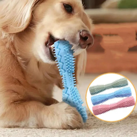Bite Resistant Dog Teether Stick Toy for Active Chewing