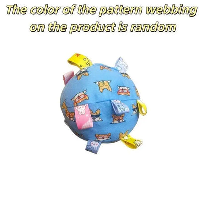 Dog Interactive Sound Ball Toy with Animal Patterns, Pet Ball Suitable, Outdoor Play and Training, Dog Toy with Lively Design