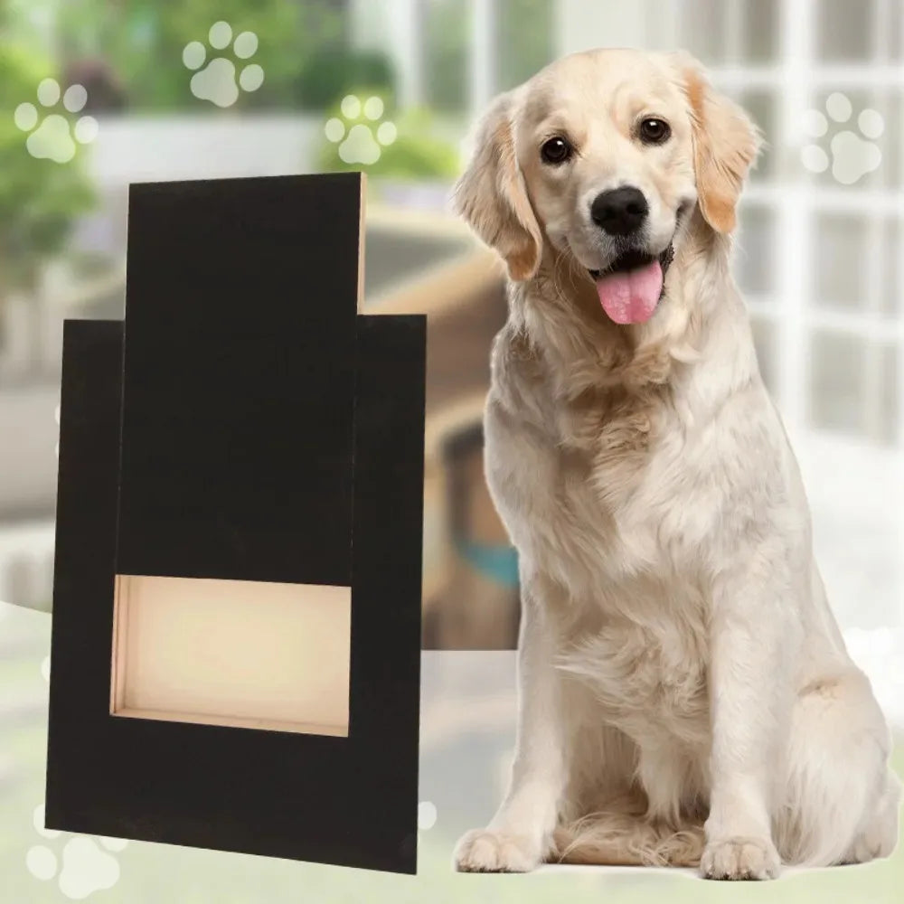 Wooden Dog Nail Scratch Board with Hidden Treat Box