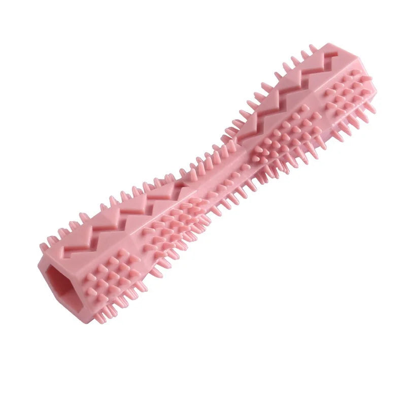 Dog Teething Toy Chew Stick Bite Resistant Fun Leak Proof Food Toy Pet Teether Cleaner Stick Cat and Dog Chewing Toys