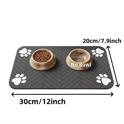 Waterproof Pet Feeding Mat for Dogs and Cats