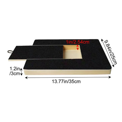 Wooden Dog Nail Scratch Board with Hidden Treat Box