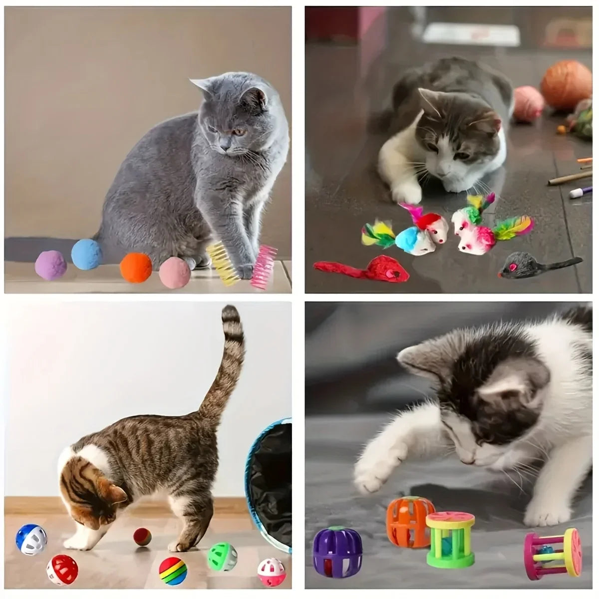 Multi Cat Toy Pack for Happy Playtime Adventures