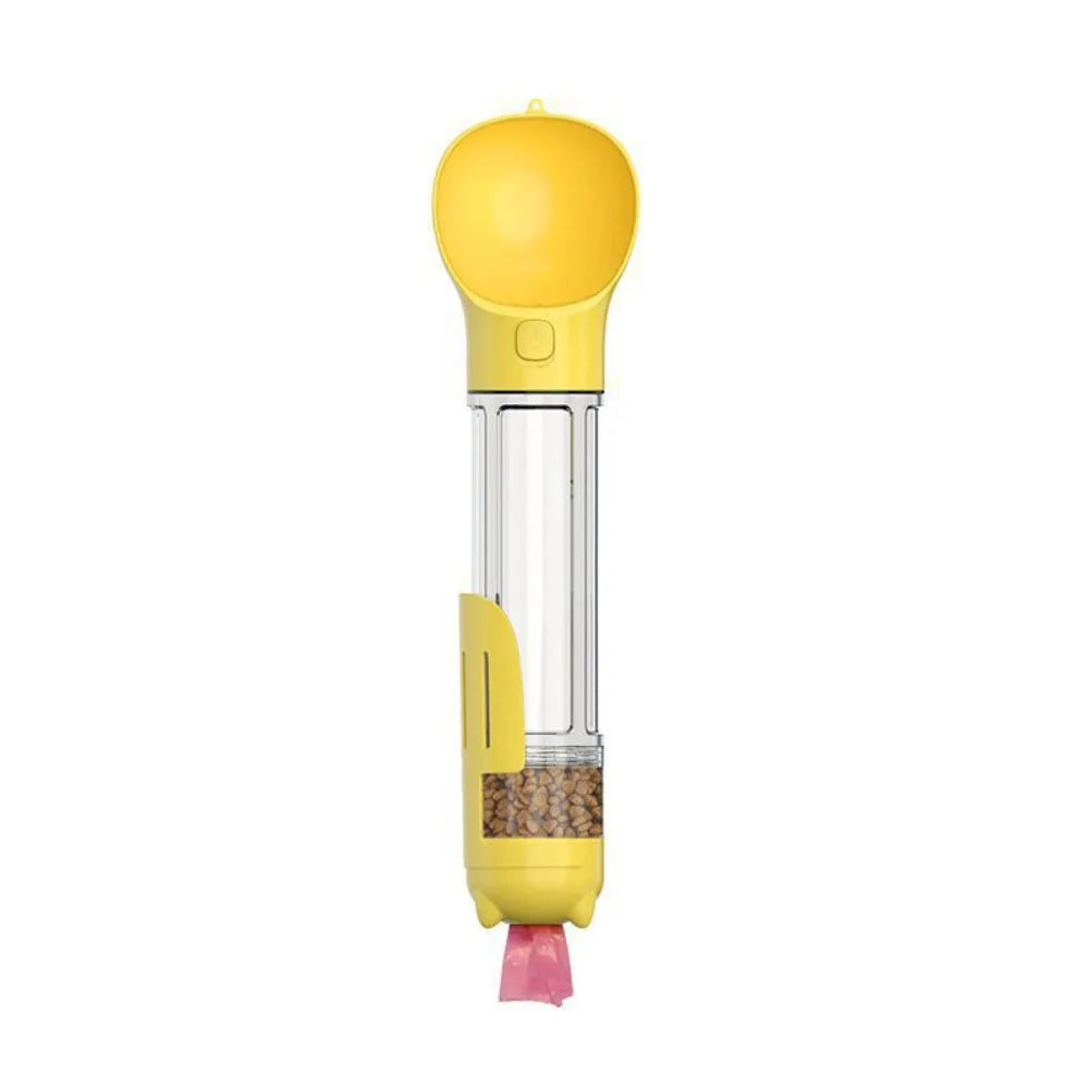 3-in-1 Portable Pet Water Bottle & Food Dispenser