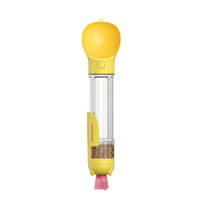 3-in-1 Portable Pet Water Bottle & Food Dispenser