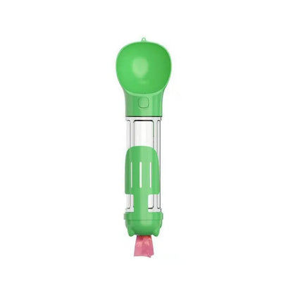3-in-1 Portable Pet Water Bottle & Food Dispenser