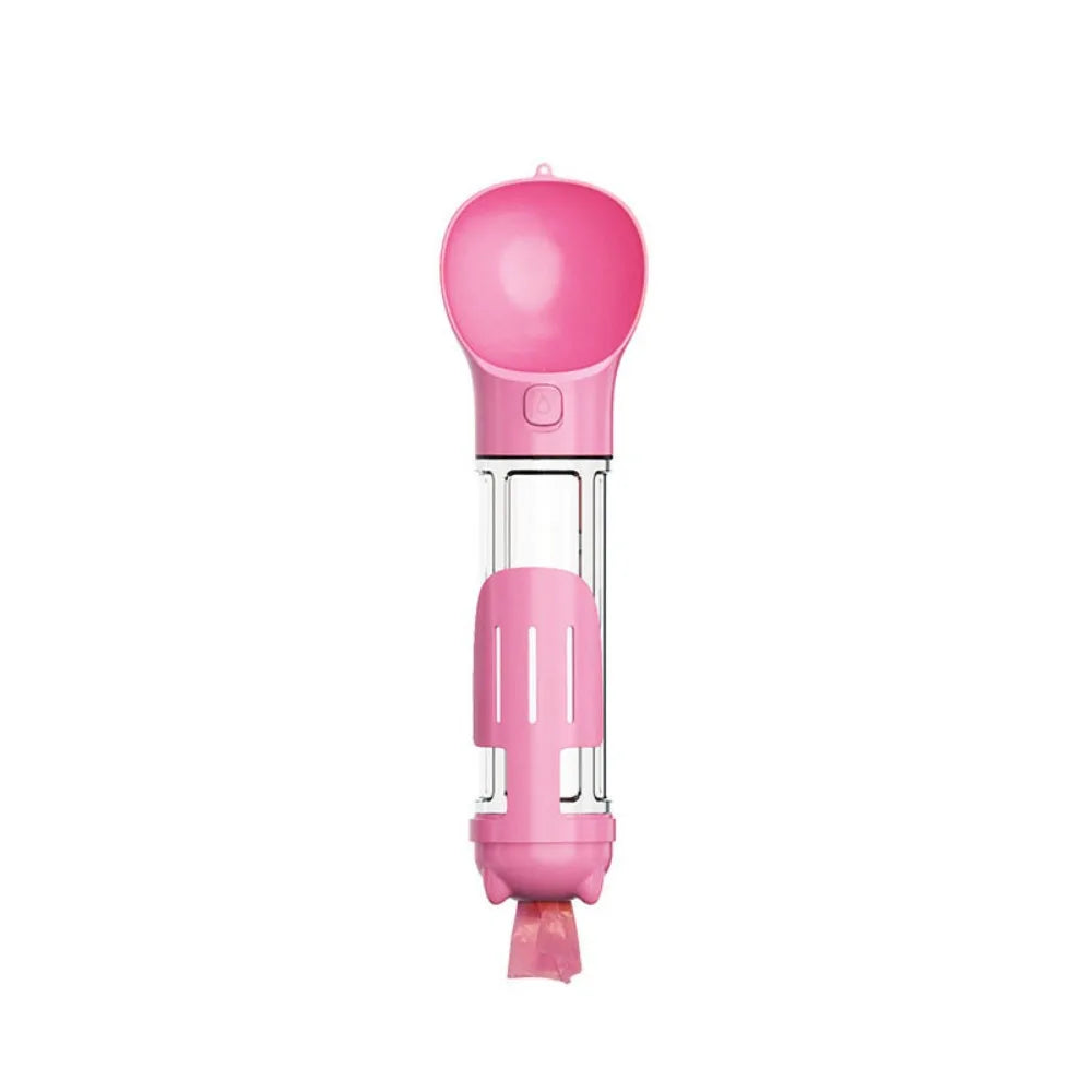 3-in-1 Portable Pet Water Bottle & Food Dispenser