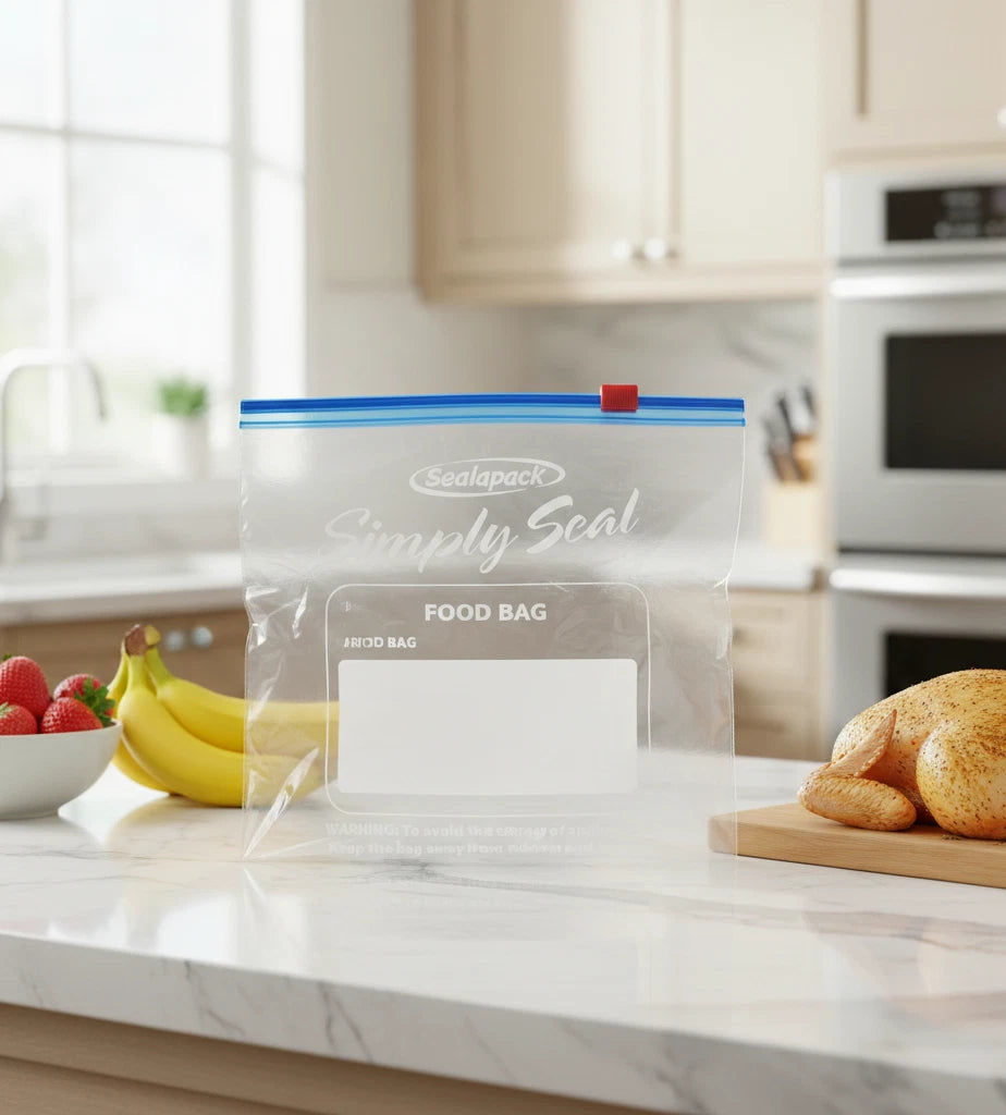 New-Sealapack simply Seal Extra Strong Food Bags 18 X 20cm 8 Pack-UK
