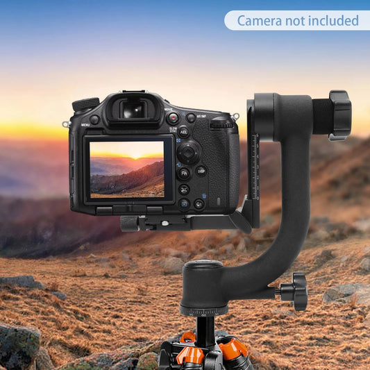 360° Tripod Panoramic Gimbal Pan Head Ball Mount for Telephoto Lens DSLR Camera