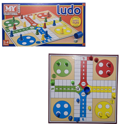 My Traditional Ludo Game Set Family Kids Fun Traditional Board Games-UK