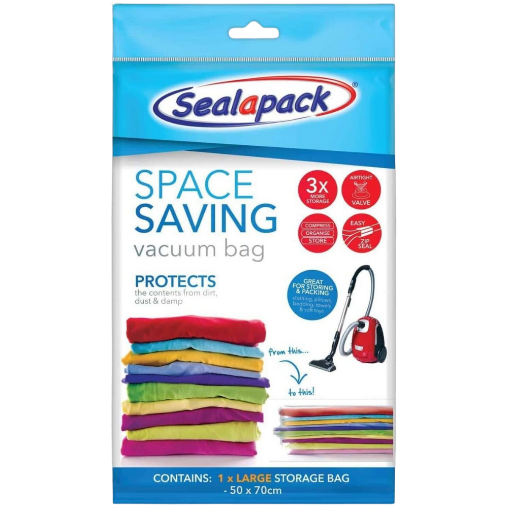 Sealpack Space-Saving Vacuum Storage Bag 50cm X 70cm-UK