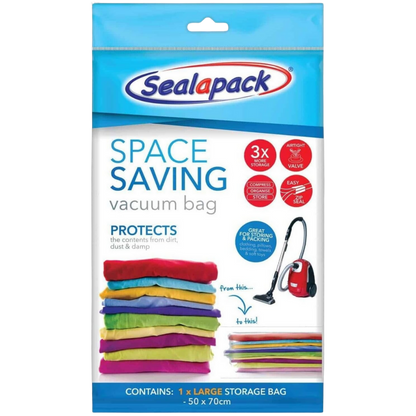 Sealpack Space-Saving Vacuum Storage Bag 50cm X 70cm-UK