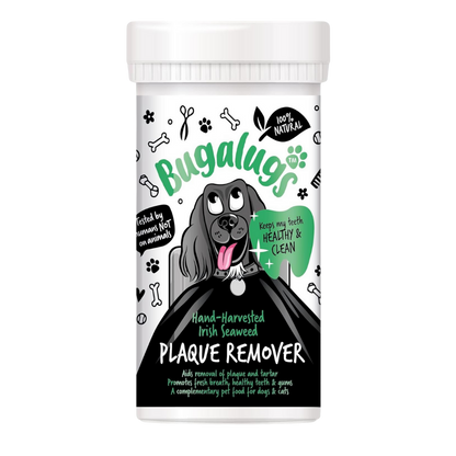 BUGALUGS Plaque Off Remover for Dog 70g Teeth & Bad Breath 100% Natural | Plaque Off Dogs No Need for Dog Toothbrush or Dog Toothpaste | Remove Dog Bad Breath & Plaque Remover for Dogs & Cats (70g)